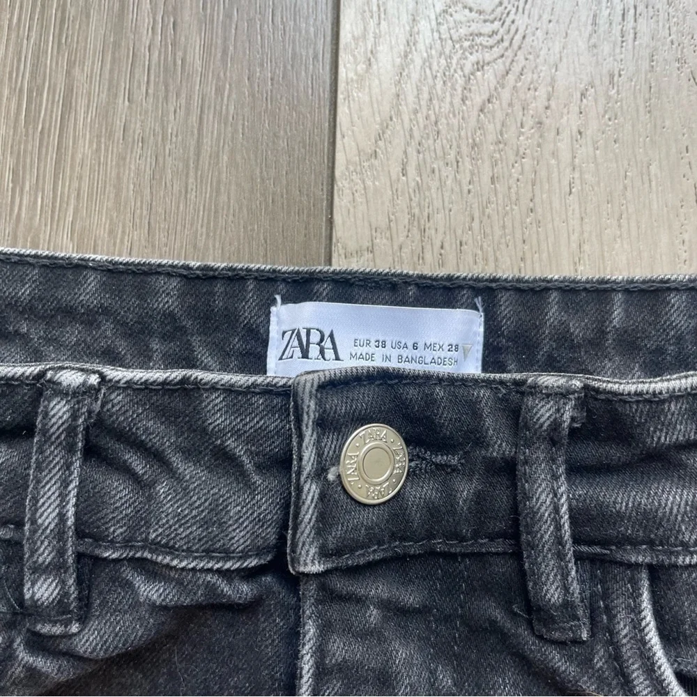 Zara Black Denim Women Shorts
